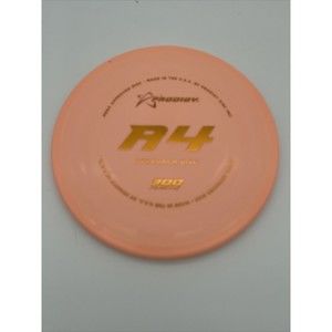 New Prodigy 300 Series A4 Approach Disc Golf Disc Peach With Gold Foil Stamp